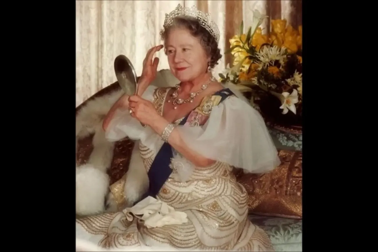 The Queen Mother in White Gown .jpg?format=webp